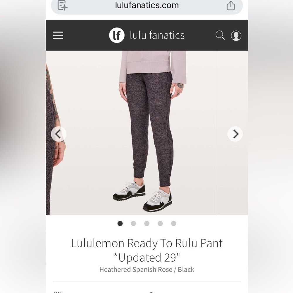 Lululemon size 4 Ready to Rulu pant